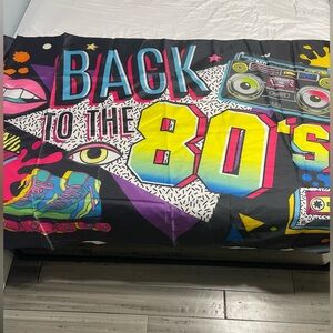 Back to the 80s tapestry/flag